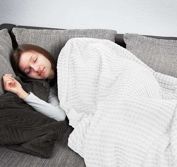 Utopia Bedding 100% Cotton Waffle Weave Blanket Queen Size for Bed - Lightweight, Breathable Summer Blankets Soft and Cozy, Gifts for Women Home Room Decor (White, 90x90 Inch) - Image 9