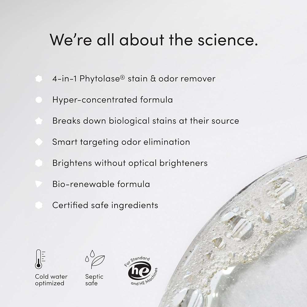 Dirty Labs | Scent Free | Bio Enzyme Laundry Booster | 48 Loads (1 lb) | Hyper Concentrated | High Efficiency & Standard Machine Washer | Nontoxic, Biodegradable | Stain & Odor Removal Enzyme Booster - Image 4