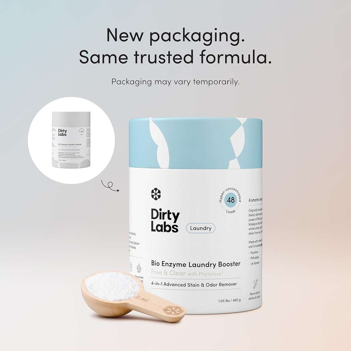 Dirty Labs | Scent Free | Bio Enzyme Laundry Booster | 48 Loads (1 lb) | Hyper Concentrated | High Efficiency & Standard Machine Washer | Nontoxic, Biodegradable | Stain & Odor Removal Enzyme Booster - Image 8
