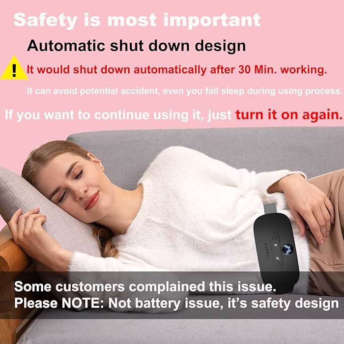 Back or Belly Heating Pad, Electric Waist Belt Device with 3 Heat Levels and 3 Massage Modes, Portable Cordless Fast Heating Pad for Women and Girl - Image 2