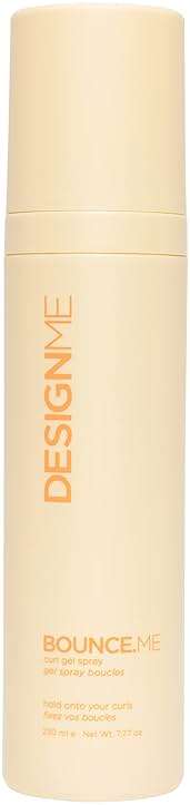 Design.Me BOUNCE.ME Curling Gel Spray | Frizz-Free Curl Defining Gel - Refresh Curls, Waves, Coils | Non-Crunchy, Non-Sticky Formula - Climate Control Styling, 7.77Oz - Image 1
