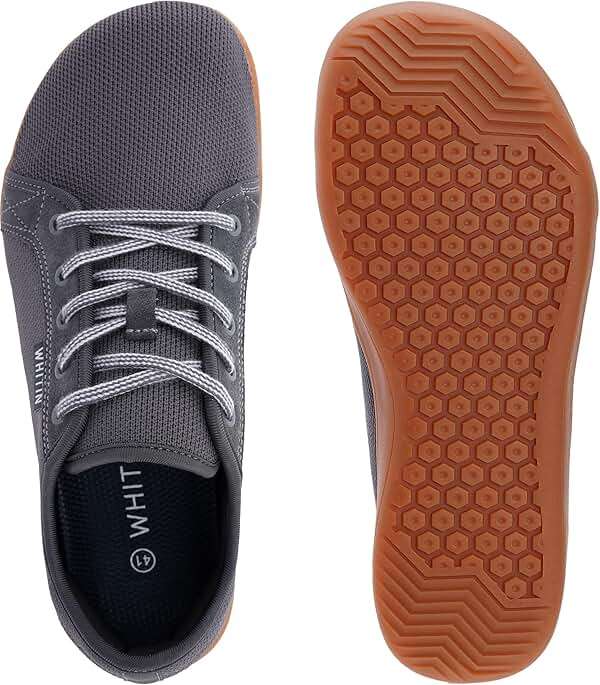 WHITIN Men's Wide Minimalist Barefoot Sneakers | Zero Drop Sole | Optimal Relaxation - Image 6