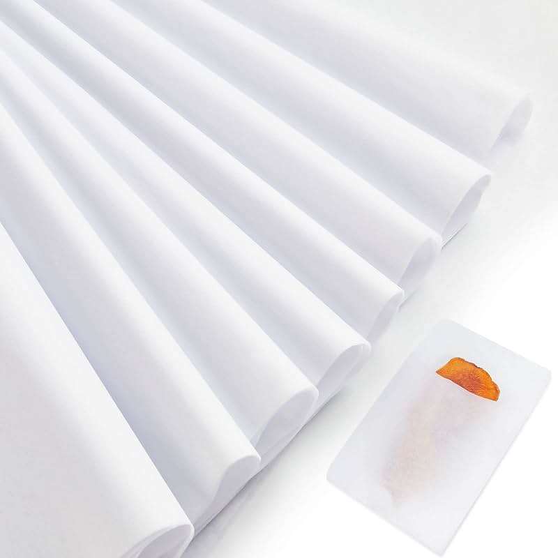 Gersoniel 100 Sheets 20 x 30 Inch No Acid Free White Archival Tissue Paper for Clothing Storage Unbuffered for Storing and Preserving Clothes Textiles Linens Present Wrap - Image 1