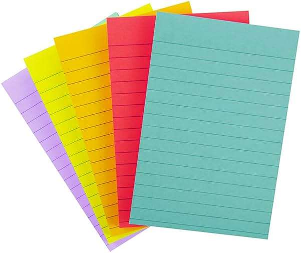 Post-it Super Sticky Lined Notes, 5 Sticky Note Pads, 4x6 in, 2X the Sticking Power, School Supplies, Office Products, Sticky Notes for Vertical Surfaces, Monitors, Walls and Windows, Bright Colors - Image 14