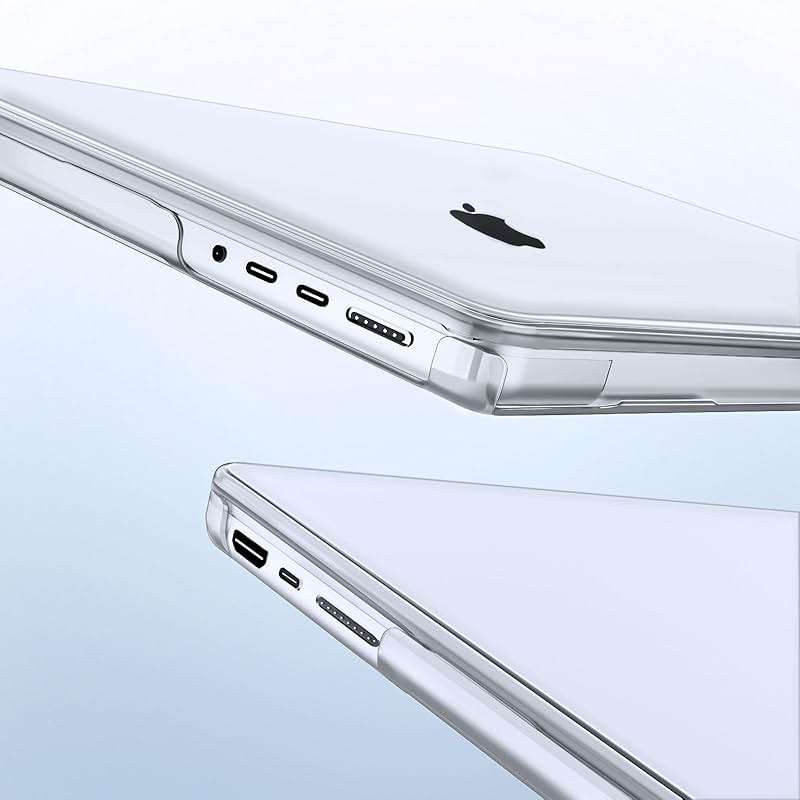MOSISO Compatible with MacBook Pro 14 inch Case M5 2026 M4 2025 M3 M2 M1 2024-2021 A3427 A3426 A3434 A3112 A3185 A3401 A2918 A2992 A2779 A2442,Hard Case&Keyboard Skin&ScreenFilm&Pouch, Transparent - Image 5