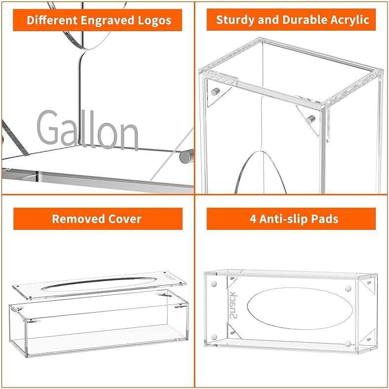 FEMELI Food Bag Storage Organizer, Acrylic Kitchen Drawer Baggie Box, Compatible with Gallon, Slider Quart, Freezer, Sandwich, Snack, Variety Size Bags, 4 separate Pack(Clear) - Image 7