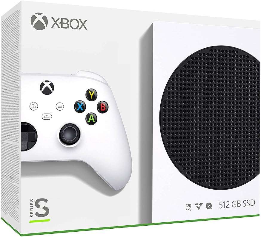 NewXbox Series S 512GB SSD All-Digital Gaming Console + 1 Wireless Controller, White - 1440p Resolution, Up to 120 FPS, 802.11ac 2x2 WiFi WEPGPY USB_Cable - Image 1