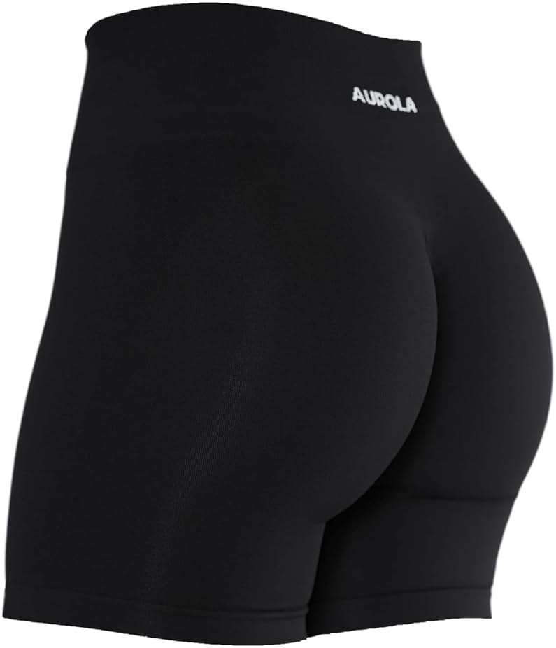 AUROLA Intensify Workout Shorts for Women Seamless Scrunch Short Gym Yoga Running Sport Active Exercise Fitness Shorts - Image 2