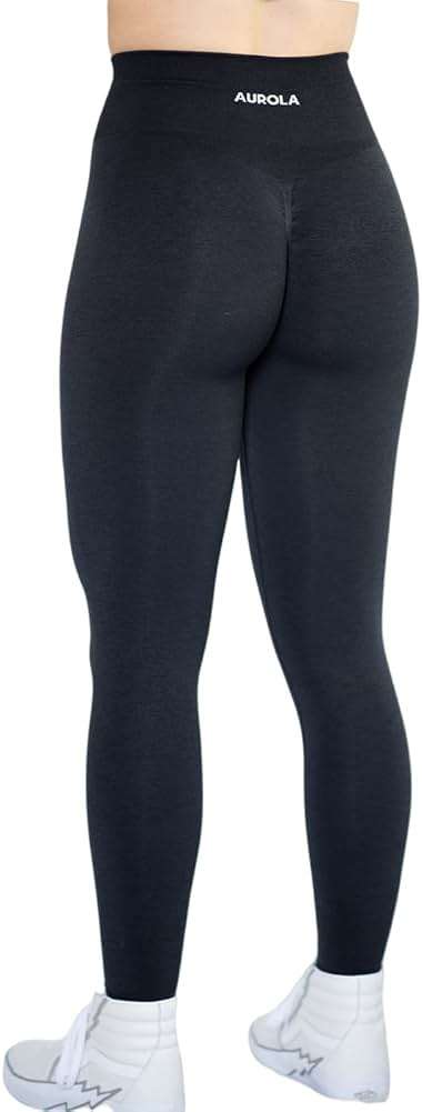 AUROLA Workout Leggings for Women Seamless Scrunch Tights Tummy Control Gym Fitness Girl Sport Active Yoga Pants - Image 7