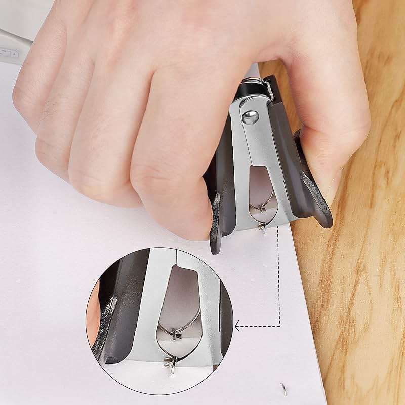 Asdirne Office Supplies Kit, Desk Accessory Set, Including 2 Scissors, 1 Stapler,1000 Pieces 26/6 Staples, 1 Staple Remover, 1 Tape Dispenser and 1 Tape, Perfect Office Partners - Image 6