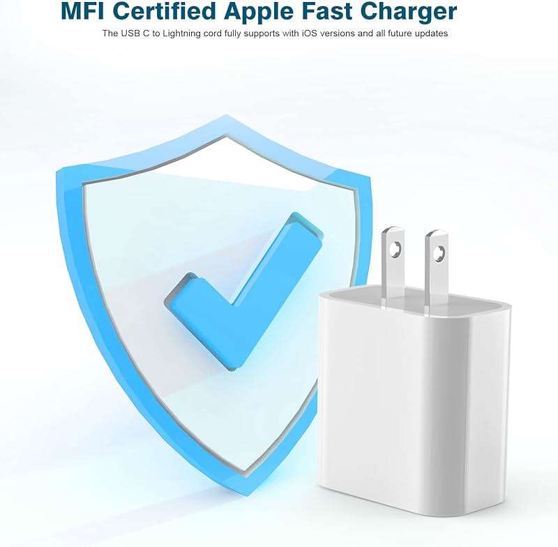 iPhone Fast Charger,Extra Long iPhone Charger Fast Charging 10Foot 2Pack i Phone Chargers 10FT USB C to Lightning Cable Cord Adapter for iPhone 14 Pro Max/14 Plus/13 Mini/13/12/11/X/XR/SE/iPad/AirPods - Image 3