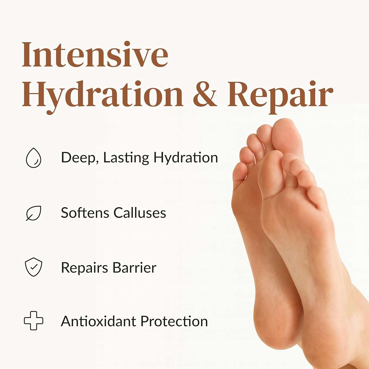 Epielle Hydrating Foot Mask 6 Pairs, Relieve and Soften with Shea Butter & Jojoba Oil, Deep Moisturizing Socks for Dry, Cracked Feet, Self Care Gifts for Women, Spa Kit - Image 3