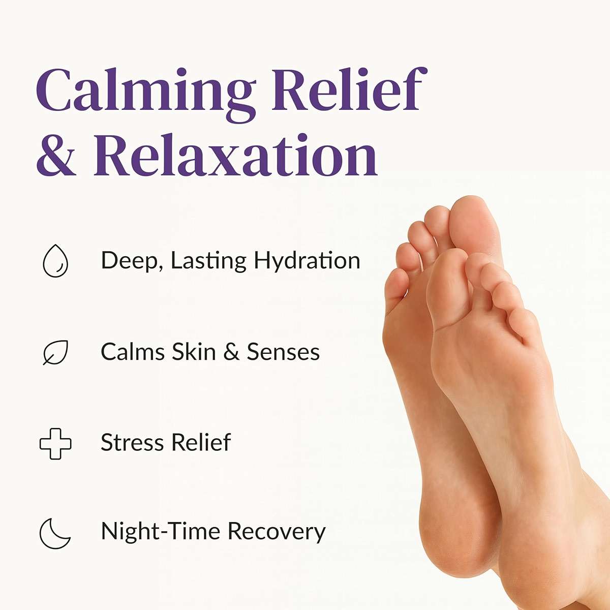 Epielle Relaxing Foot Mask 6 Pairs, Soften and Restore with Melatonin & Lavender Extract, Deep Moisturizing Socks for Dry, Cracked Feet, Self Care Gifts for Women, Spa Kit - Image 3