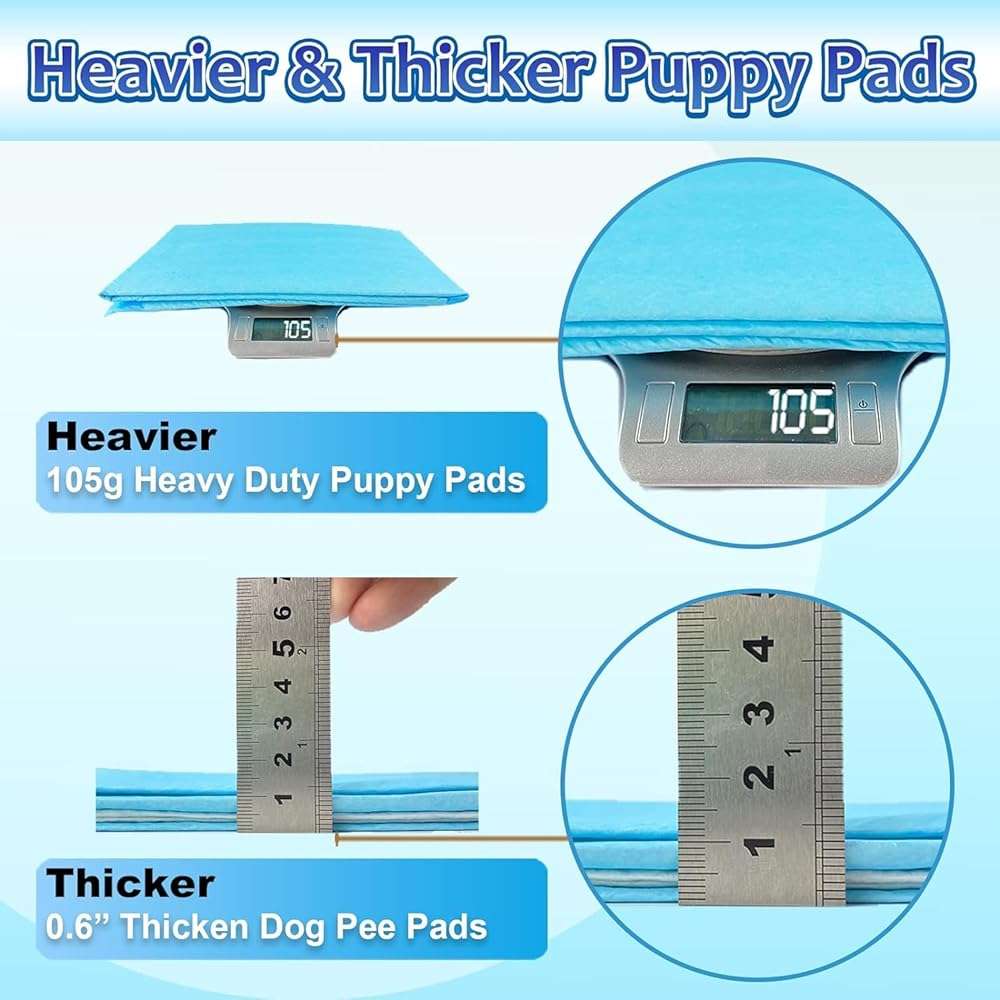 Dogcator Dog Pee Pads Extra Large 30"x36", 30 Count Super Absorbent Pee Pads for Dogs, Disposable Urine Bed Pads for Doggie, Thicken XXL Puppy Pads, Piddle Pads X-Large for Indoor, Outdoor Use - Image 3