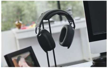 Logitech Zone Vibe 100 Lightweight Wireless Over Ear Headphones with Noise Canceling Microphone, Advanced Multipoint Bluetooth Headset, Works with Teams, Google Meet, Zoom, Mac/PC - Graphite - Image 3