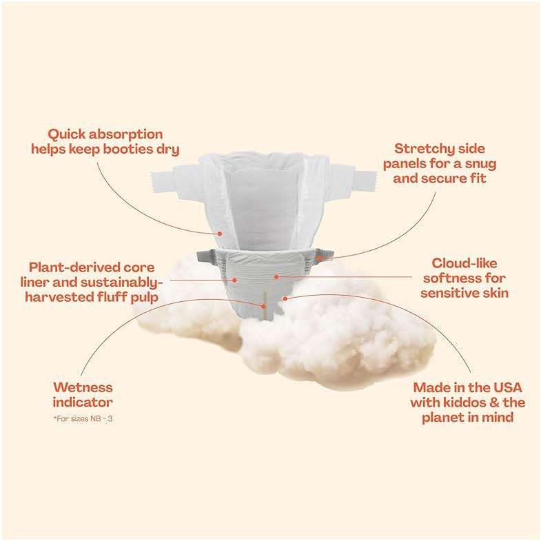 Hello Bello Diapers, Size Newborn (NB - Up to 10 lbs) - 84 Count of Premium Disposable Baby Diapers in Woodland Animals & Koala Kids Designs - Hypoallergenic with Soft, Cloth-Like Feel - Image 2