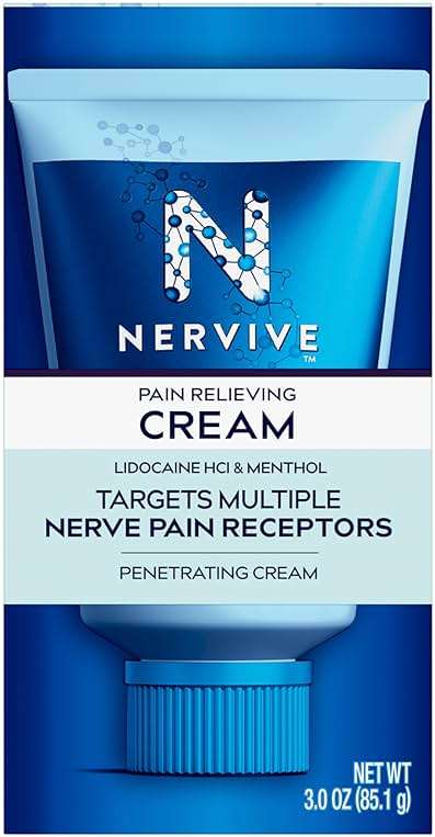 Nervive Pain Relieving Cream, Nervive Pain Relief, Max Strength Formula, Lidocaine Cream, Lidocaine Topical, Foot Pain, Leg Pain, Hand Pain Non-Greasy, 3.0z - Image 8