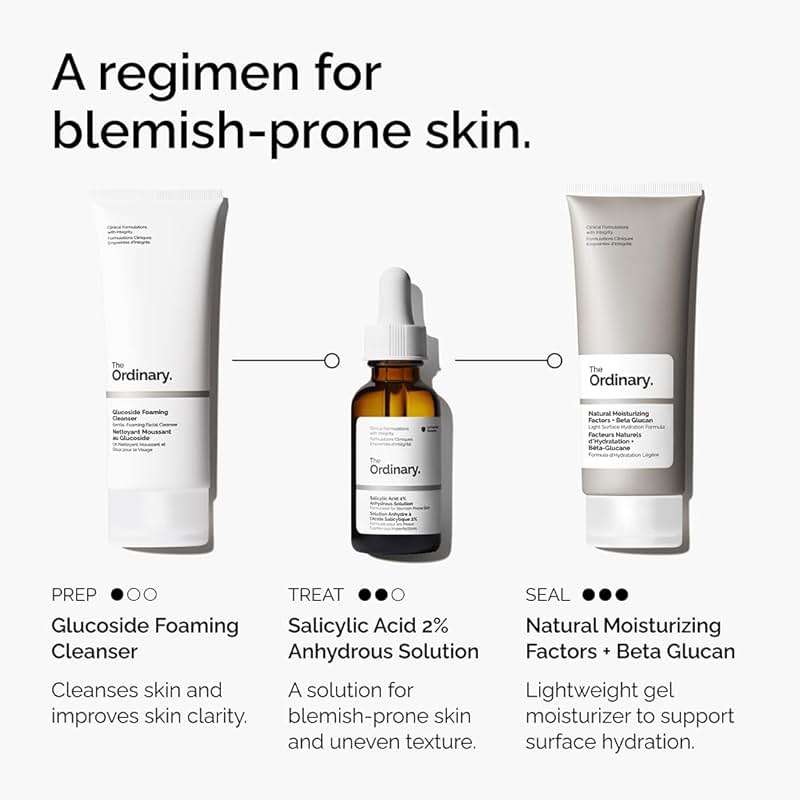 The Ordinary Salicylic Acid 2% Anhydrous Solution, Gentle Exfoliating Serum for Blemish-Prone Skin and Uneven Texture - Image 5
