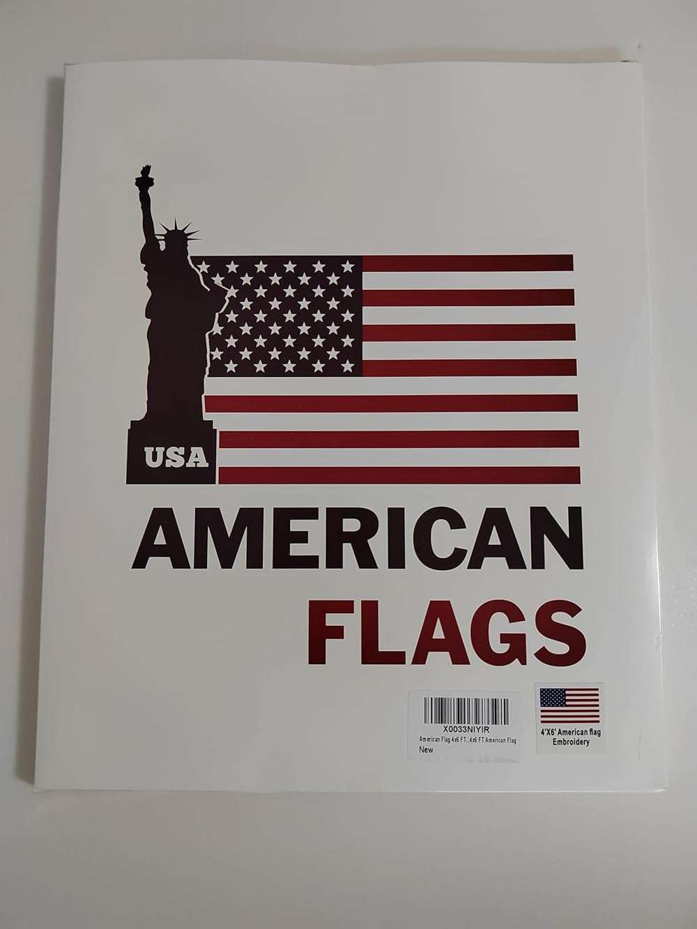 American Flag 4x6 FT Outdoor Heavy Duty – USA Polyester Flag with Embroidered Stars, Sewn Stripes, Brass Grommets, UV Fade Resistant for Outside Yard Garden Pole - Image 6