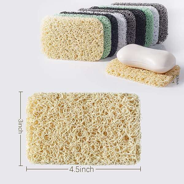 12PCS Soap Savers Pads BPA Free Soap Holder for Bar Soap Non-Slip Self Draining Soap Dish Soap Lift for Shower Kitchen Bathroom - Image 3