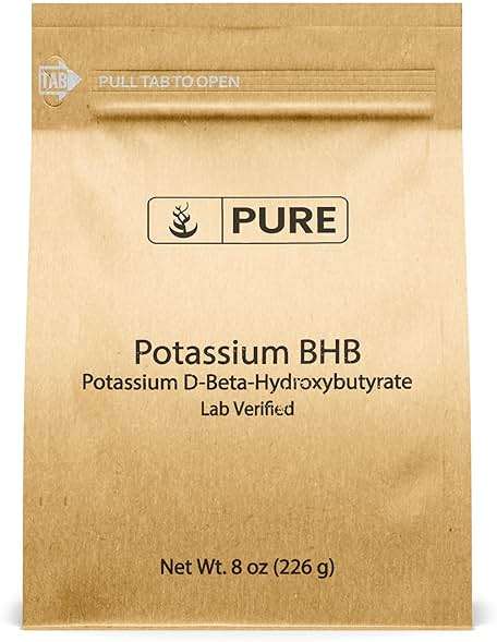Pure Original Ingredients Potassium BHB, (8 oz) Potassium D-Beta-Hydroxybutyrate, Pure - Image 1