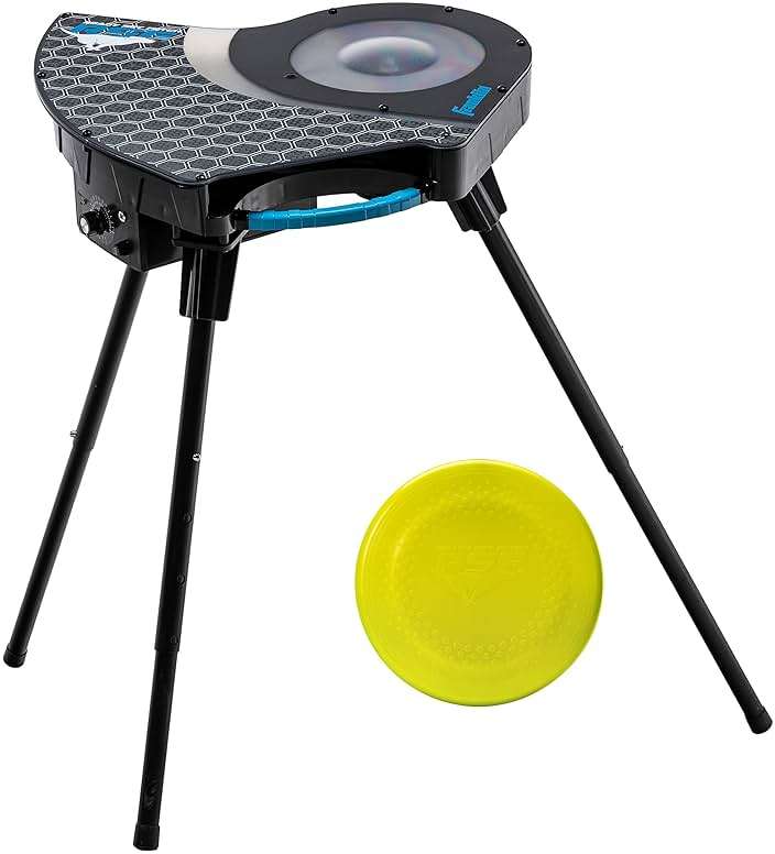 Franklin Pet Supply Co. Automatic Disc Launcher for Dogs - Ready Set Fetch Automatic Disc Tosser Dog Toy for Fetch - Portable Thrower Toy - Battery Powered - Image 1