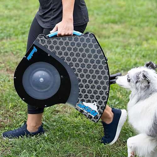 Franklin Pet Supply Co. Automatic Disc Launcher for Dogs - Ready Set Fetch Automatic Disc Tosser Dog Toy for Fetch - Portable Thrower Toy - Battery Powered - Image 16