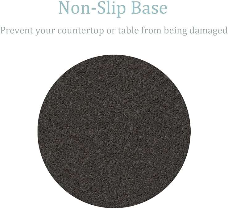 Black Standing Paper Towel Holder for Kitchen& Bathroom Countertop,Under Counter, Table Or BBQ, Standard or Jumbo-Sized Roll Paper (with Stainless Steel Base) - Image 6