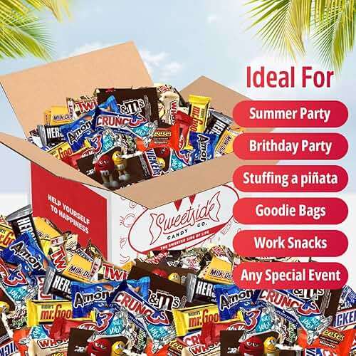 Chocolate Candy variety pack - Bulk 5 pound, Assorted Bulk Chocolate Mix, Office Candy Assortment for Birthday Party, Holiday, Easter, Kids, College Students & Adults. - Image 6