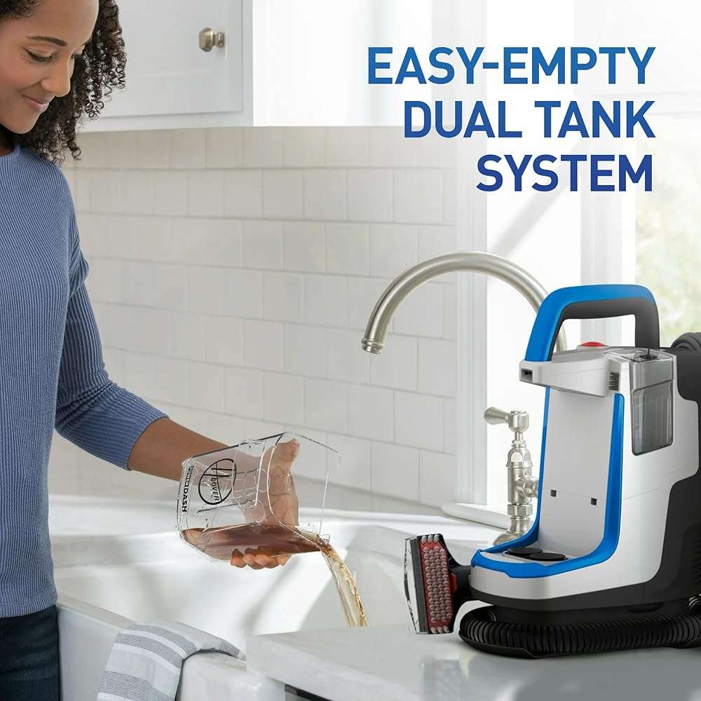 Hoover CleanSlate XL Deep Cleaning Carpet + Upholstery Spot Cleaner Machine with Specialized Tools, Permanent Stain Remover, Pair with Hoover Portable Spot Cleaner Solution - Image 7