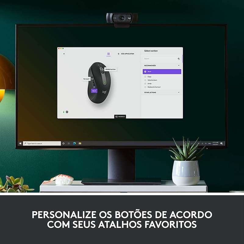 Logitech Signature M650 Wireless Mouse - for Small to Medium Sized Hands, 2-Year Battery, Silent Clicks, Customizable Side Buttons, Bluetooth, Multi-Device Compatibility (Graphite) - Image 6