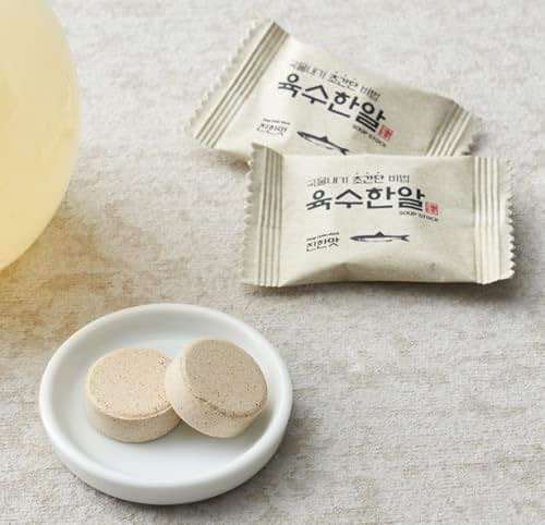 HaeTongryeong Freeze-dried, Deep Taste Coin Stock 100g(4g x 25pcs, 0.22lb, 3.52oz), Korean Broth, Soup base, 육수한알, 진한맛 - Image 2