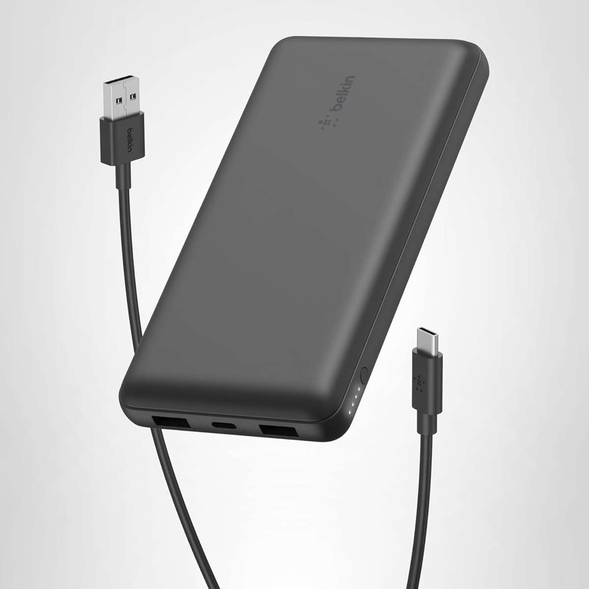 Belkin Portable Charger, USB-C Power Bank 20000 mAh w/ 2 USB-A Ports, 15W w/ Type-A to Type-C Cable - iPhone 17, Air, Pro, Pro Max, AirPods, Apple Watch, Samsung Galaxy S25, Google Pixel 10 - Black - Image 13