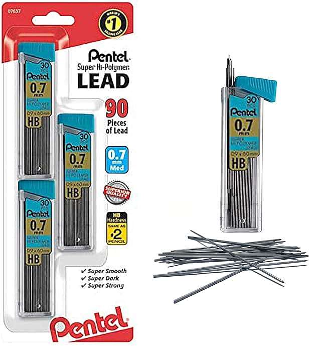 TUL Pencil Value Pack, 0.7mm Tul Mechanical Pencils 6 Pack , TUL Eraser Refill 1 Pack 3 10 Piece Set - Image 4
