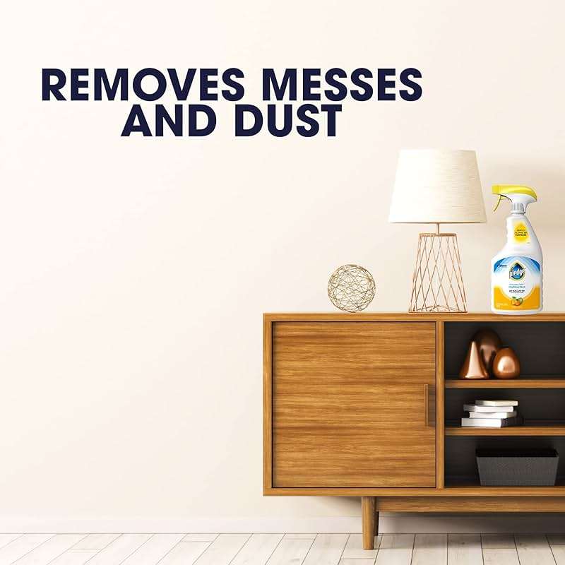 Pledge pH-Balanced Multisurface Cleaner Spray for Everyday Care, Fresh Citrus Scent, 25oz (Pack of 3) - Image 4