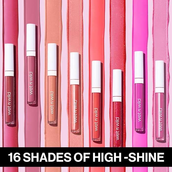 wet n wild MegaSlicks Lip Gloss, Ultra-Glossy, Vitamin-E Enriched, Ultra-Gloss High Shine Moisturizing, Cruelty-Free & Vegan - Crushed Diamonds - Image 3
