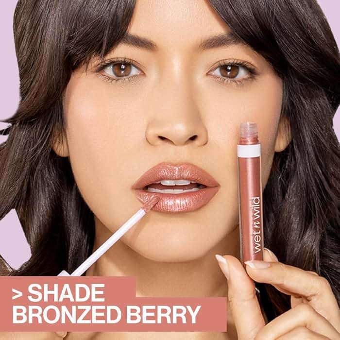 wet n wild MegaSlicks Lip Gloss, Ultra-Glossy, Vitamin-E Enriched, Ultra-Gloss High Shine Moisturizing, Cruelty-Free & Vegan - Crushed Diamonds - Image 5