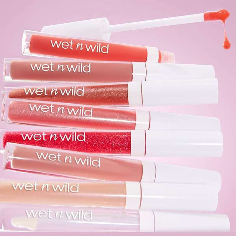 wet n wild MegaSlicks Lip Gloss, Ultra-Glossy, Vitamin-E Enriched, Ultra-Gloss High Shine Moisturizing, Cruelty-Free & Vegan - Crushed Diamonds - Image 7