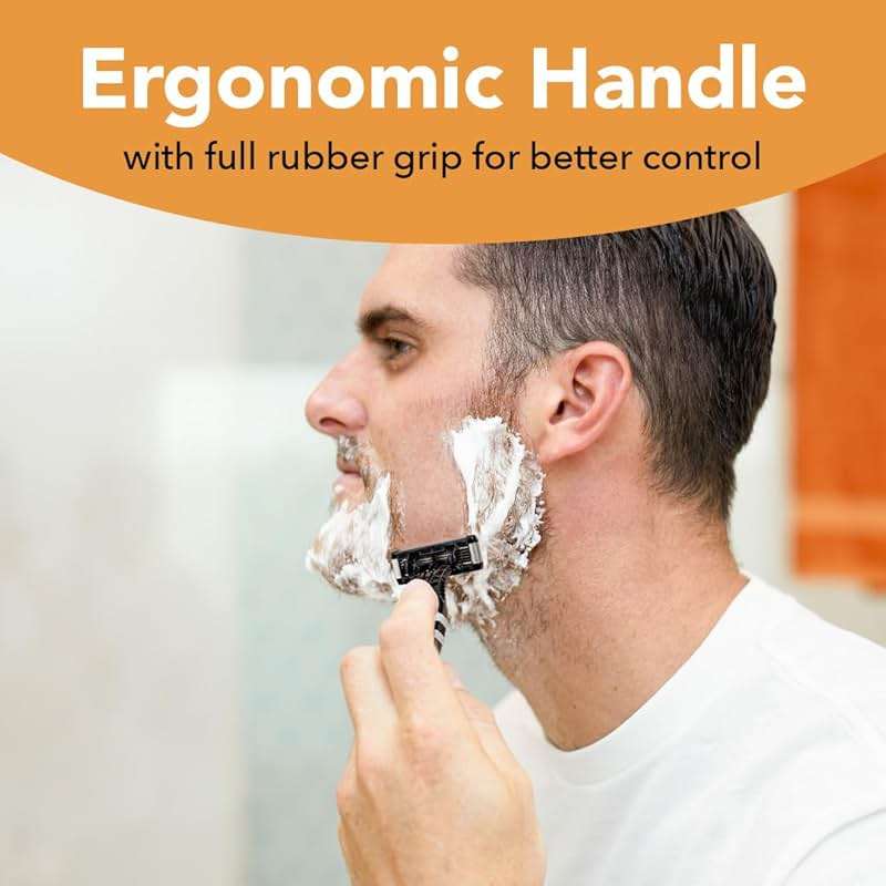 BIC Flex 5 Men's Disposable 5-Blade Razors, Pivoting Head and Precision Edging Blade, 4-Pack - Image 6