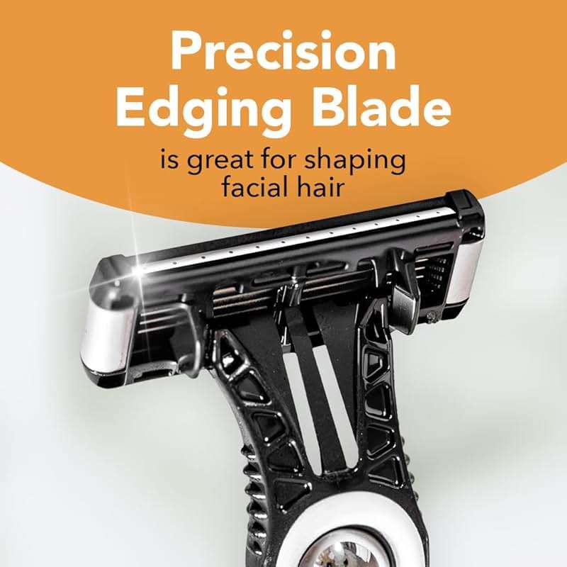 BIC Flex 5 Men's Disposable 5-Blade Razors, Pivoting Head and Precision Edging Blade, 4-Pack - Image 7
