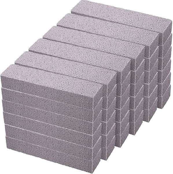 Chinco 36 Packs Pumice Stick for Cheaning, Pumice Scouring Stone Pad Removing Stain Grime Without Leaving Scratches for Kitchen Oven Stove Home Bathroom Toilet Pool House Cleaning Supplies - Image 1