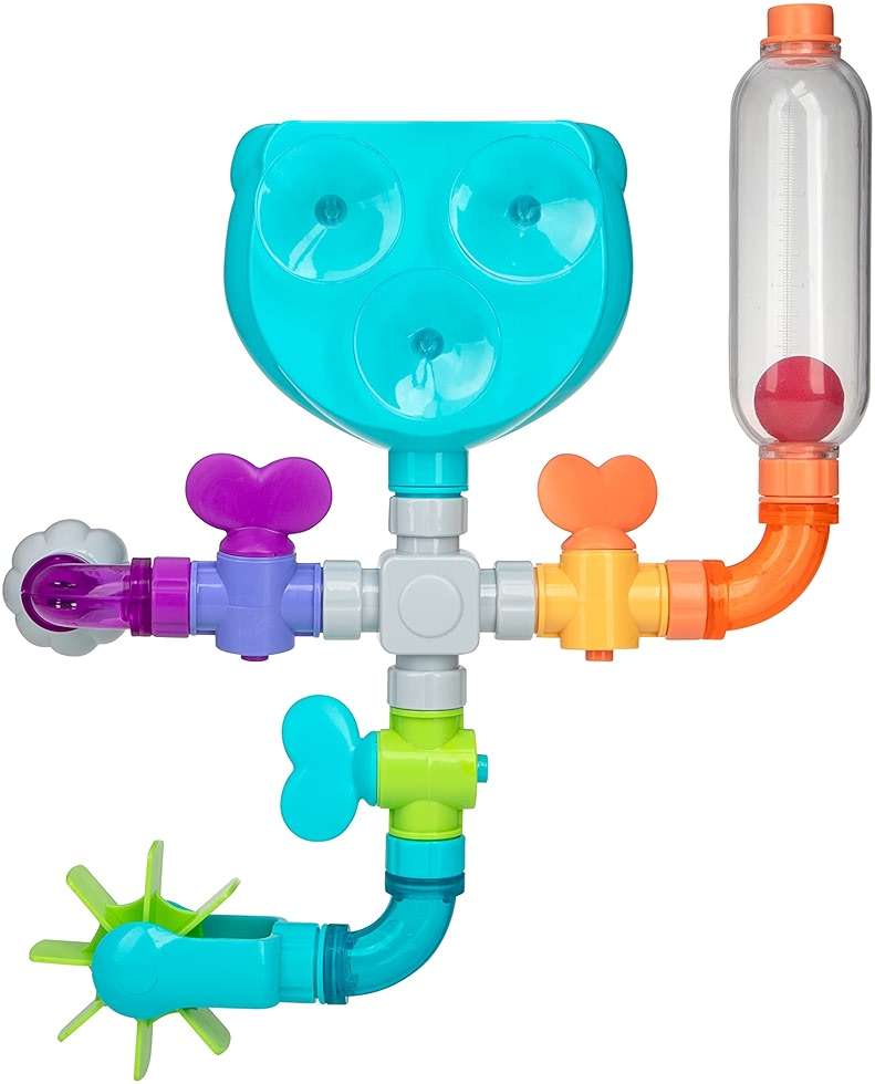 Nuby Wacky Waterworks Pipes Bath Toy - Baby Bathtub Toy with Interactive Features for Cognitive Development - Image 6
