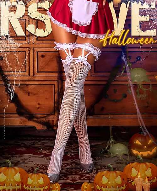 RSLOVE Women Fishnet Stockings Sexy Thigh High Pantyhose Women Tight Hosiery - Image 2