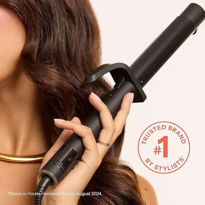 HOT TOOLS Pro Artist Black Gold 1 Inch Curling Iron - Stylist Preferred Curling Wand, Creates Defined Waves and Long-Lasting Results for Smooth & Shiny Styles - Image 3