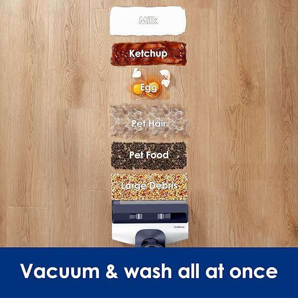 Tineco Floor ONE S5 Smart Cordless Wet Dry Vacuum Cleaner and Mop for Hard Floors, Digital Display, Long Run Time, Great for Sticky Messes and Pet Hair, Space-Saving Design, Blue - Image 2