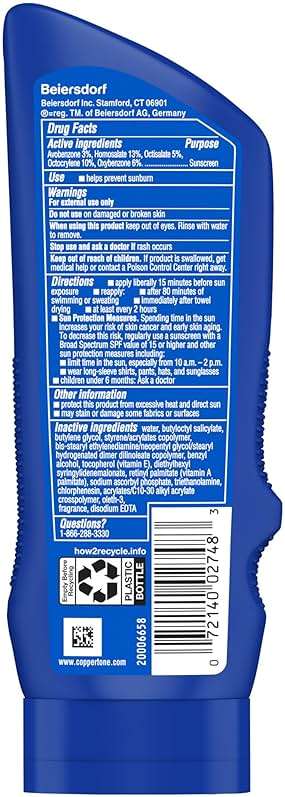 Coppertone Sport Sunscreen Lotion, Broad Spectrum SPF 70 Sunscreen Multi Pack, 7 Fl Oz, Pack of 2 - Image 11