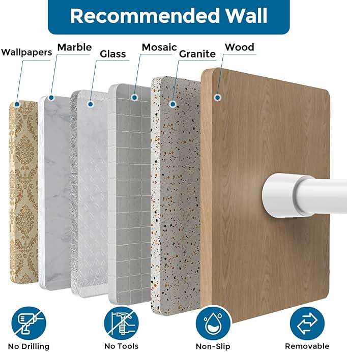 AIZESI 2pcs Spring Tension Rods Adjustable 26 to 39 inch Small Tension Curtain Rod No Drilling Expandable Spring Loaded Curtain Rod,Suitable for Doors and Windows 28 to 36 inch, White - Image 7