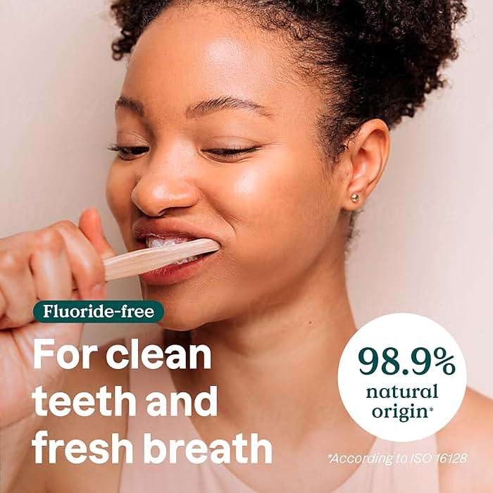 Attitude Fluoride-Free Fresh Breath Toothpaste, Peppermint Flavor, EWG Verified, Vegan & Cruelty-Free, Sugar-Free, Plant & Mineral-Based Ingredients, Clean Oral Care, 4.2 Oz - Image 3