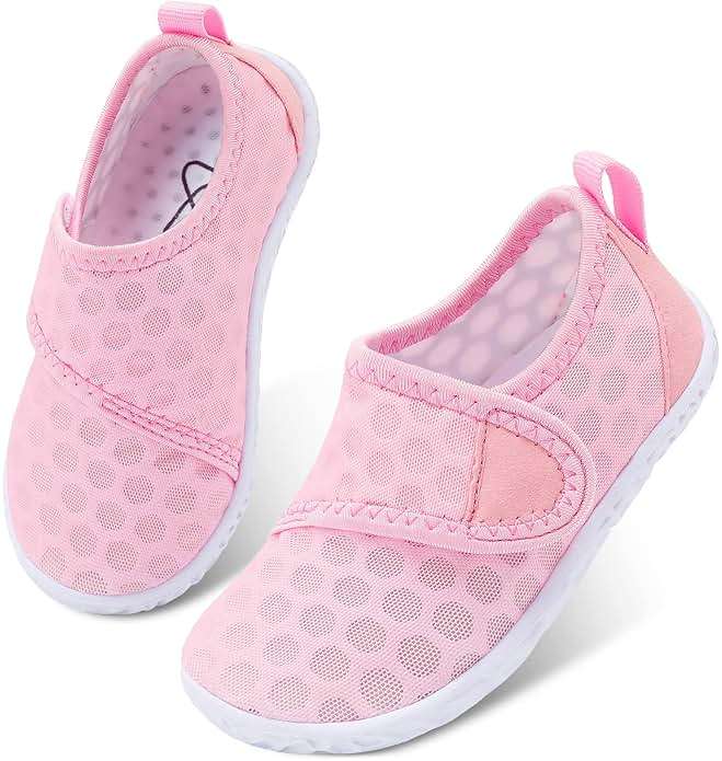 LeIsfIt Toddler Water Shoes Boys Girls Barefoot Aqua Socks Kids Breathable Quick-Dry Swim Shoes for Beach Pool Surf - Image 1