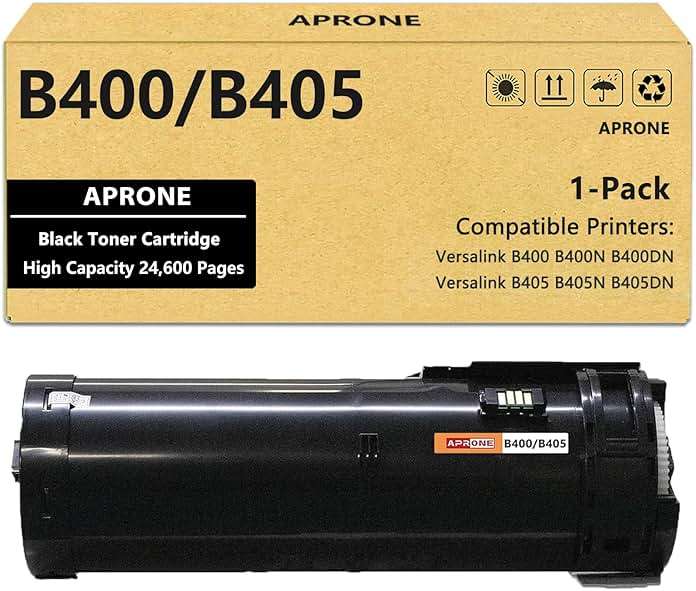 VersaLink B400 B405 Black Toner Cartridge 106R03584 Replacement for Xerox VersaLink B405 B400 B400DN B400N B405DN Printer (24,600 Pages, Extra High-Yield) - Image 1